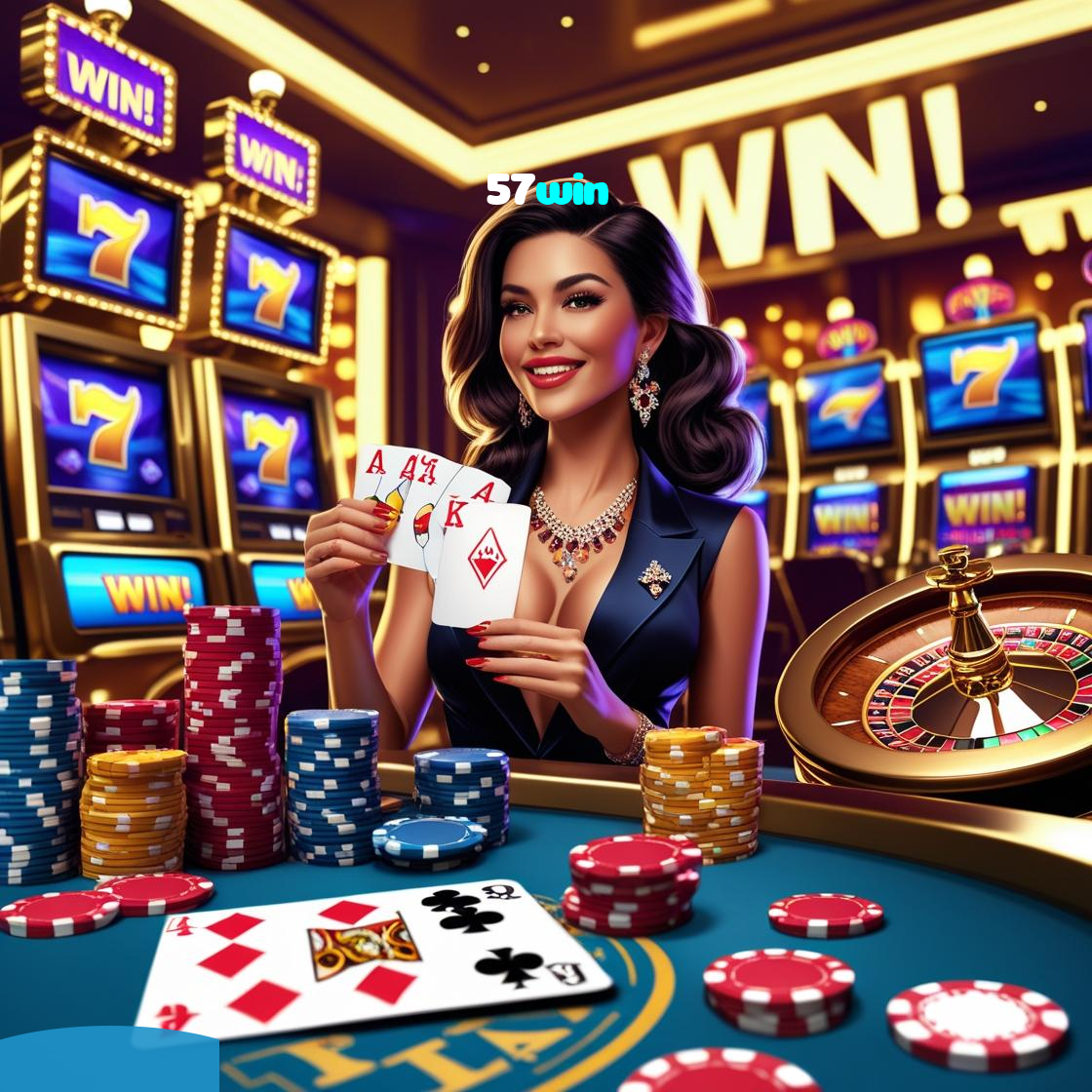 57win：Vença grandes prêmios nas mesas de poker online!